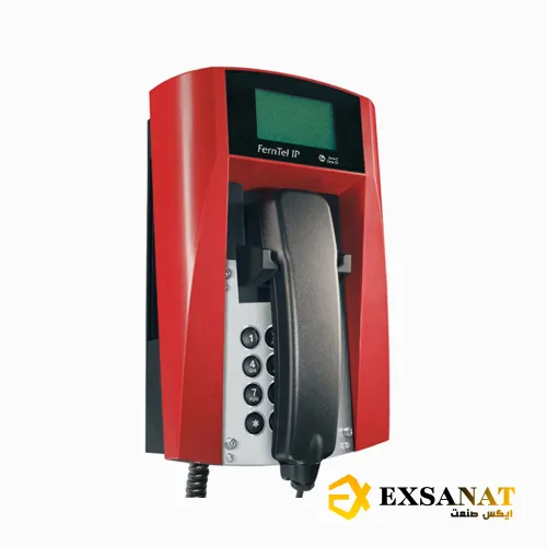 تلفن ضد انفجار FHF FernTel 3 Zone 2 مدل 11243021 | تلفن آنالوگ صنعتی با نمایشگر LCD