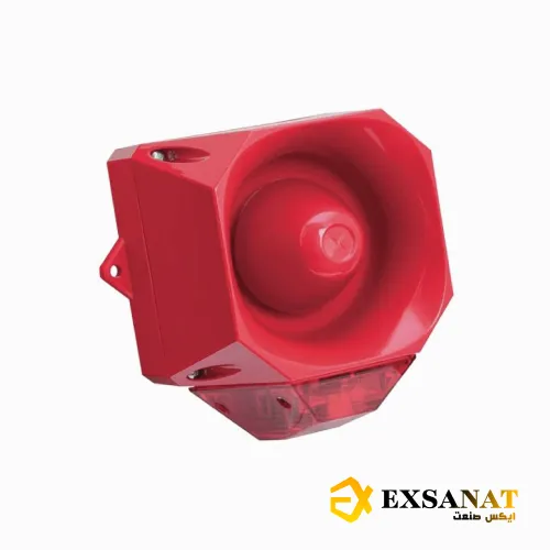 آژیر و چراغ هشدار FHF AXL05 با فلاشر 2.5 ژول (ضد آب)